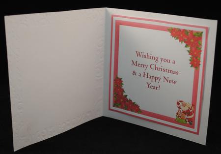 Santa & Church Christmas Night Scene Insert by Yvonne Middleton