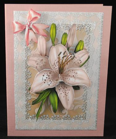 Quick Mini Kit Pink Lilies by Yvonne Middleton