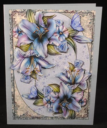 Beautiful Blue Lilly's by Yvonne Middleton