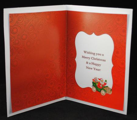 Santa & Car Insert by Yvonne Middleton