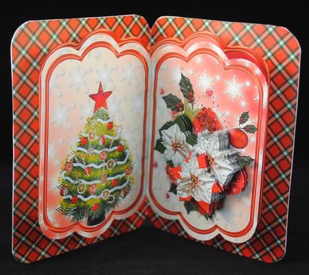 Christmas Decorations Pop-up Card Mini Kit by Yvonne Middleton