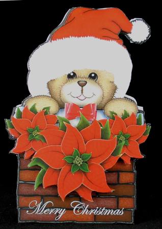 Christmas Teddy Card Mini Kit by Yvonne Middleton