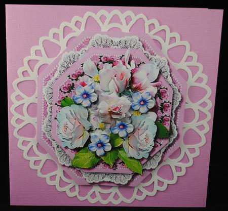 Easel or Topper Roses and Blossoms by Yvonne Middleton