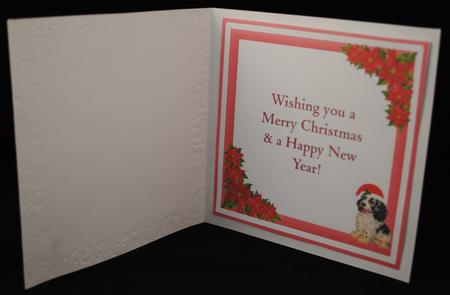 Christmas Dog Insert by Yvonne Middleton