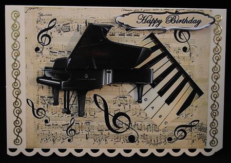 Grand Piano by Yvonne Middleton