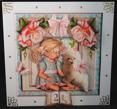 Cutest Puppy Love Card Front Kit by Yvonne Middleton