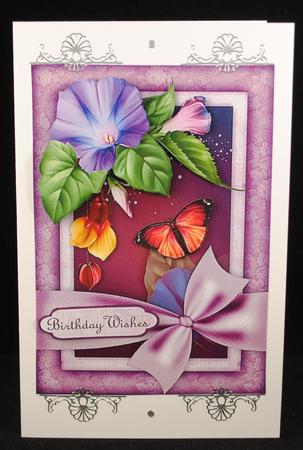 Glorious Morning - Card Front with Step by Step by Yvonne Middleton