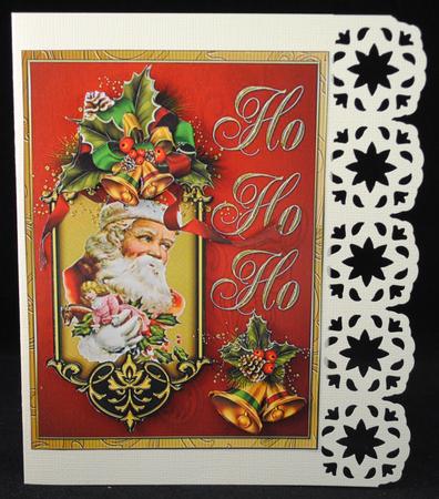 Ho Ho Ho Vintage Santa by Yvonne Middleton
