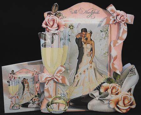 The Newly Wed Shaped Card Kit by Yvonne Middleton