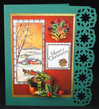 Vintage Christmas Sleigh Ride Mini Kit by Yvonne Middleton