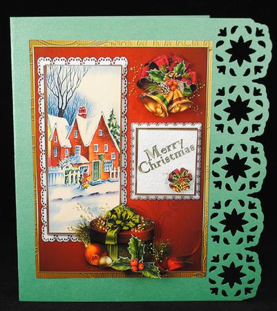 Vintage Christmas Snowy Street Walk Mini Kit by Yvonne Middleton