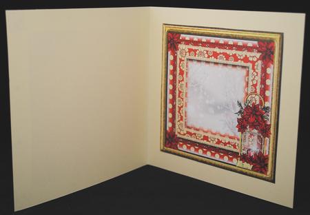 Insert to Compliment Poinsettia Lantern by Yvonne Middleton