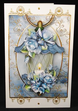 Beautiful Floral Lantern - Porcelain Roses by Yvonne Middleton