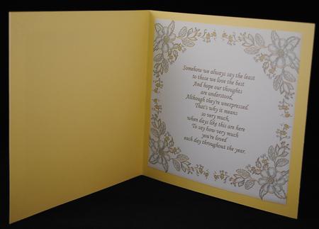 Floral Toppers & Verses Silver Gold Digital Stamps or Insert by Yvonne Middleton