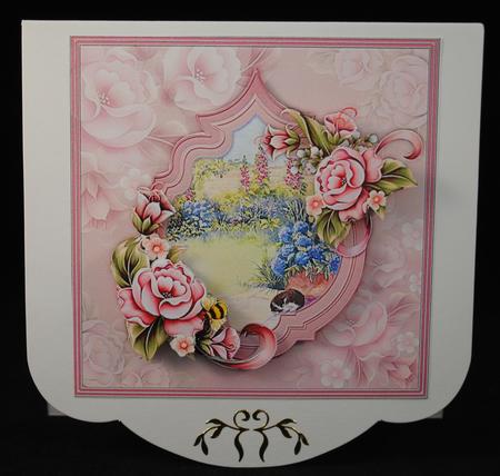 Friends Are Flowers Card Topper & Decoupage by Yvonne Middleton