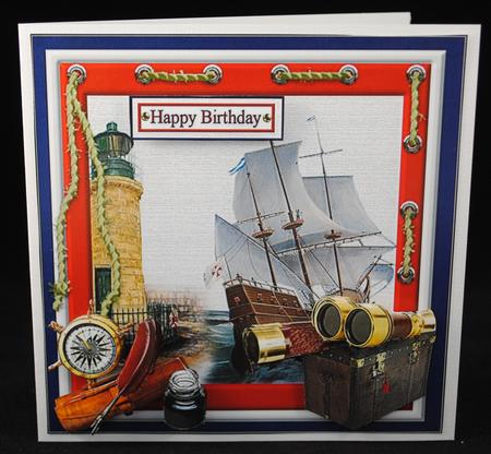 8x8 Ye Old Galleon Mini Kit by Yvonne Middleton