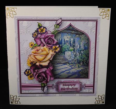 Summer Days Lavender Roses Mini Kit by Yvonne Middleton