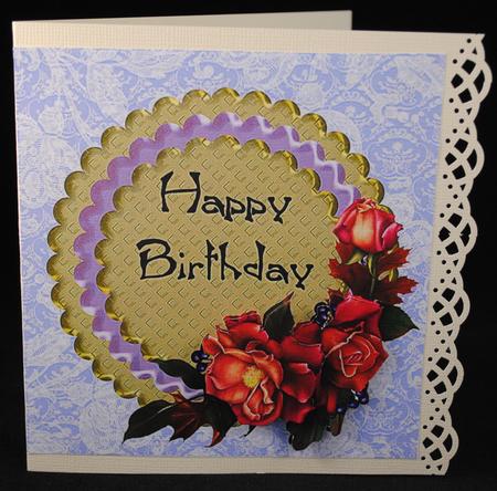 Birthday Roses by Yvonne Middleton