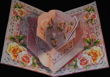 Time for Tea Pop-up Kit - Roses and Butterflies by Yvonne Middleton