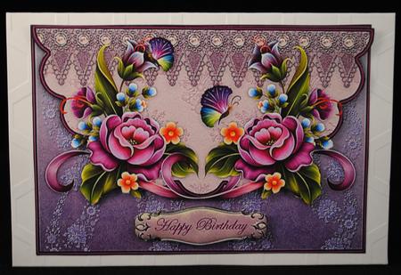 Garden Delights 2 Envelope Card by Yvonne Middleton