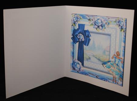 Insert to Compliment Retro Rose Blue by Yvonne Middleton