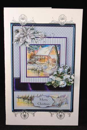Beautiful A5 the Winter Cottage by Yvonne Middleton