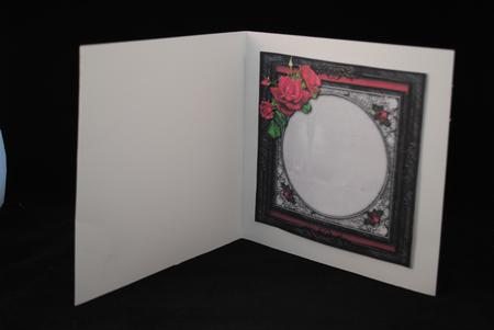 Gothic Pink Rose Insert by Yvonne Middleton