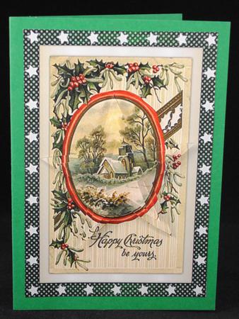 Christmas Scene Star Pyramid	 by Yvonne Middleton