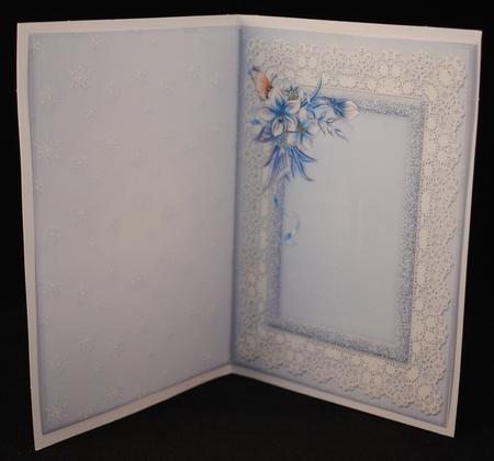 Lacy Lovelies A5 - Christmas Florals Insert by Yvonne Middleton