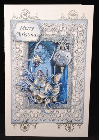 Lacy Lovelies A5 - Christmas Florals by Yvonne Middleton