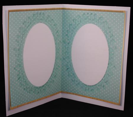 Lovely Teal Polka Dots Incert by Yvonne Middleton