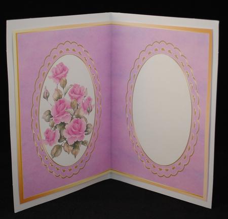 Lovely Lilac Incert with Roses  by Yvonne Middleton
