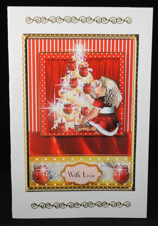 Oh Christmas Tree A5 Card Front by Yvonne Middleton