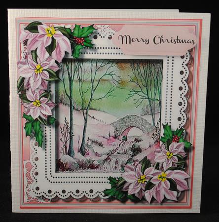 Lovely 8x8 Christmas at Sunset by Yvonne Middleton