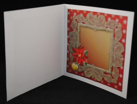 Lacy Lovelies 7" x 7" - Poinsettia Cluster Insert by Yvonne Middleton