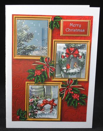 The Christmas Balcony Frame Trio by Yvonne Middleton