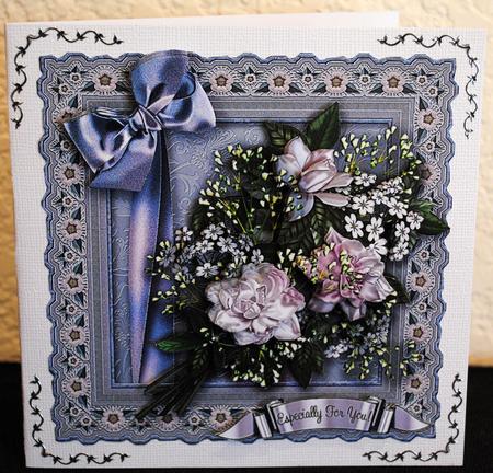 Shabby Chic Gardenias 8in x 8in Decoupage Mini Kit by Yvonne Middleton