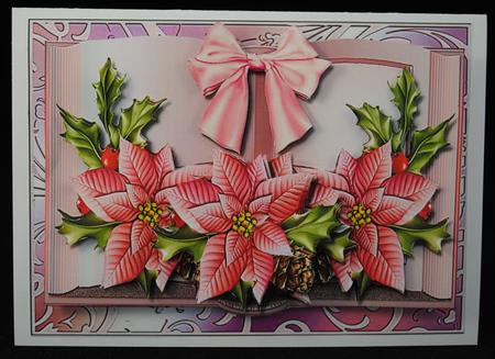 Pink Ponsettias Book Mini Kit by Yvonne Middleton