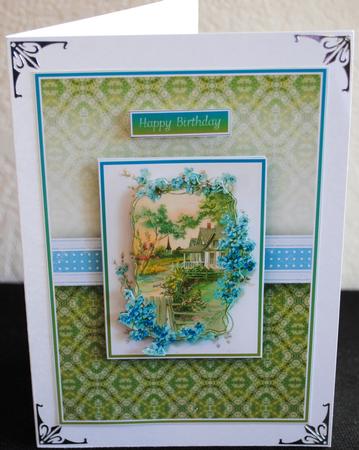 Pretty Cottage Quick Card by Yvonne Middleton