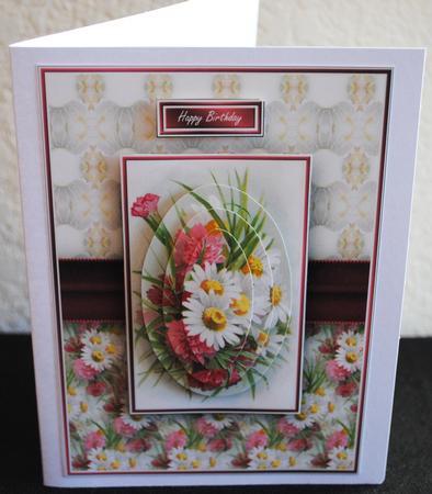Bouquet of Daisies Quick Card by Yvonne Middleton