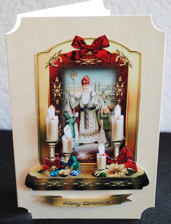 Christmas Traditional Decorative Card by Yvonne Middleton