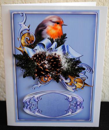 Xmas Robin by Yvonne Middleton