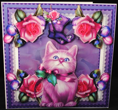 Christmas Kitten by Yvonne Middleton