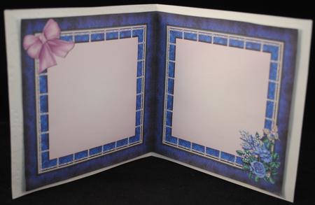 Winter Blue Roses Insert by Yvonne Middleton
