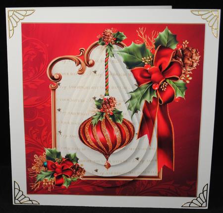 The Christmas Bauble Teardrop Pyramid by Yvonne Middleton
