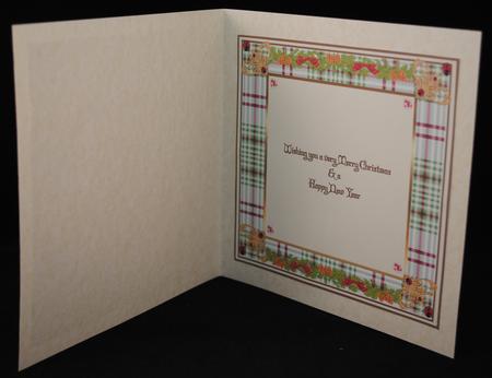 A Christmas 8x8ins Approx Insert by Yvonne Middleton