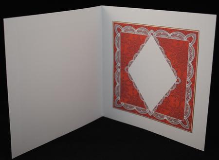 Sunrise Snow D.diamond 7in x 7in Square Insert Panel Sheet by Yvonne Middleton