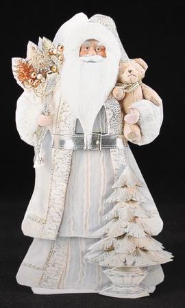 Shaped Card Mini-kit - Crystal Santa by Yvonne Middleton