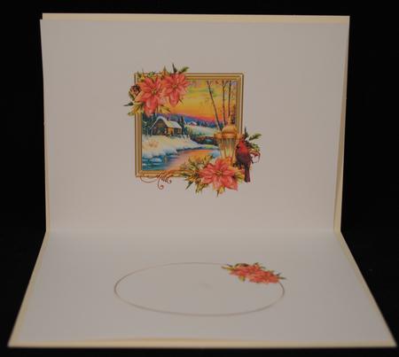Snowy River Scene Quick Card Insert by Yvonne Middleton