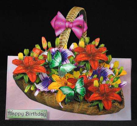 Basket & Lillies Mini Kit by Yvonne Middleton